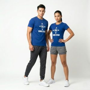 CoreStar經典男、女T-shirt (藍)